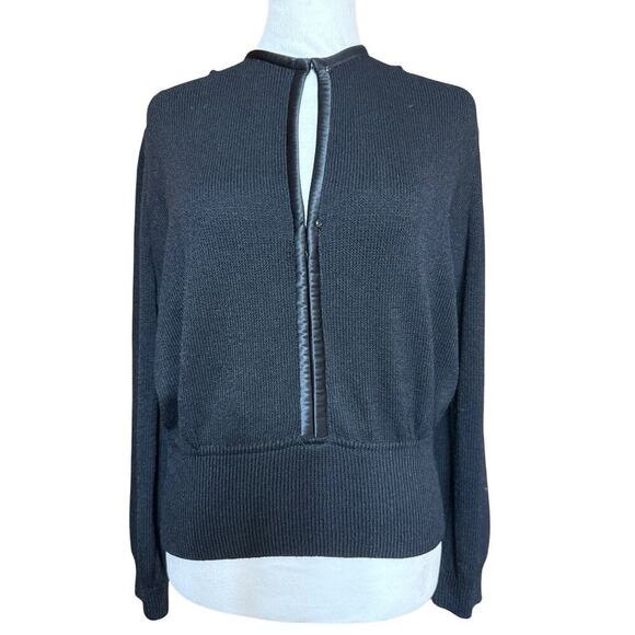 Vintage St John Marie Claire Black Evening Jacket Santana Silk Trim Size 12 L - Picture 2 of 8